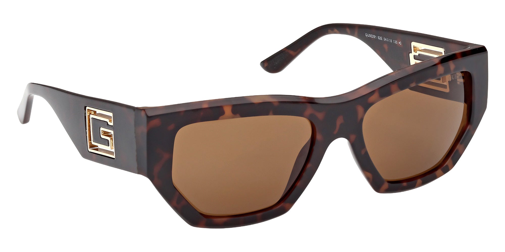 Guess GU00291 52E 54 - Dark Havana / Brown 52E #id:gu0029152e_s:104135