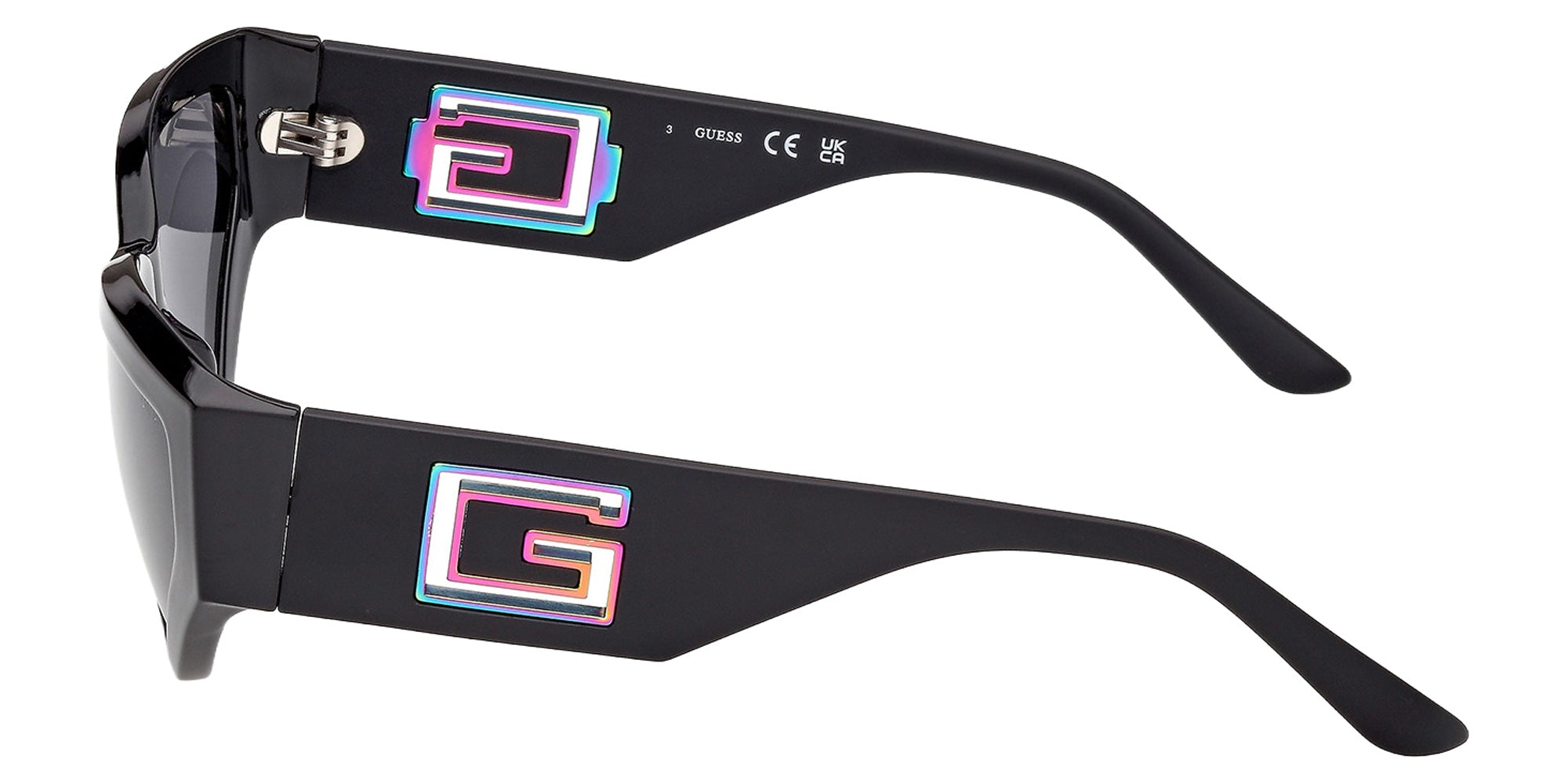 Guess GU00292 01A 57 - Shiny Black / Smoke 01A #id:gu0029201a_s:100110