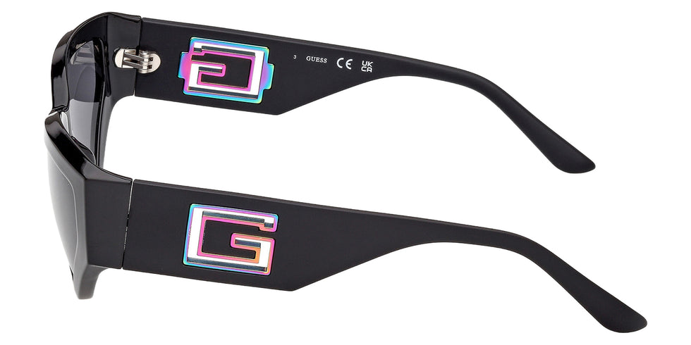 Guess GU00292 01A 57 - Shiny Black / Smoke 01A #id:gu0029201a_s:100110