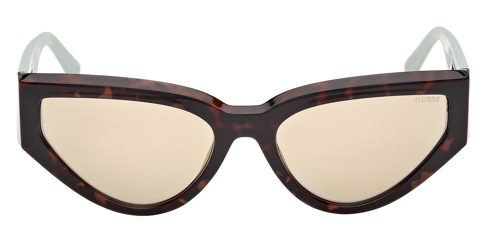 Guess GU00292 56Q 57 - Dark Havana / Green Mirrored 56Q #id:gu0029256q_s:104100