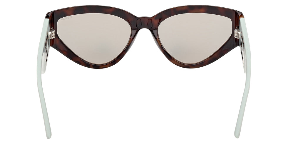 Guess GU00292 56Q 57 - Dark Havana / Green Mirrored 56Q #id:gu0029256q_s:104120