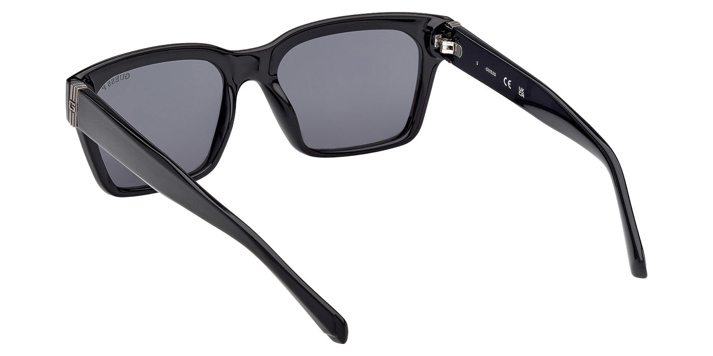 Guess GU00299 01D 54 - Shiny Black / Smoke Polarized #id:gu0029901d_s:100115