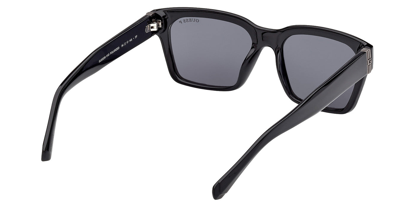 Guess GU00299 01D 54 - Shiny Black / Smoke Polarized #id:gu0029901d_s:100125