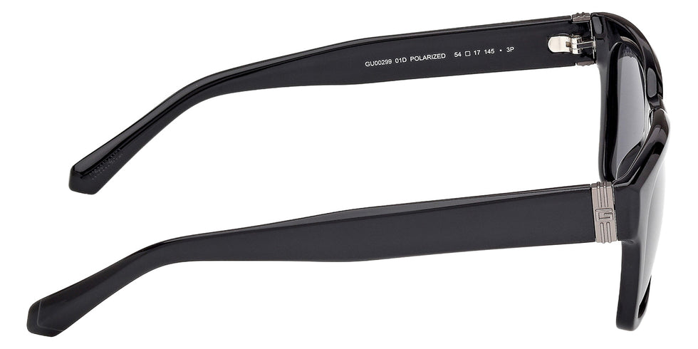 Guess GU00299 01D 54 - Shiny Black / Smoke Polarized #id:gu0029901d_s:100130