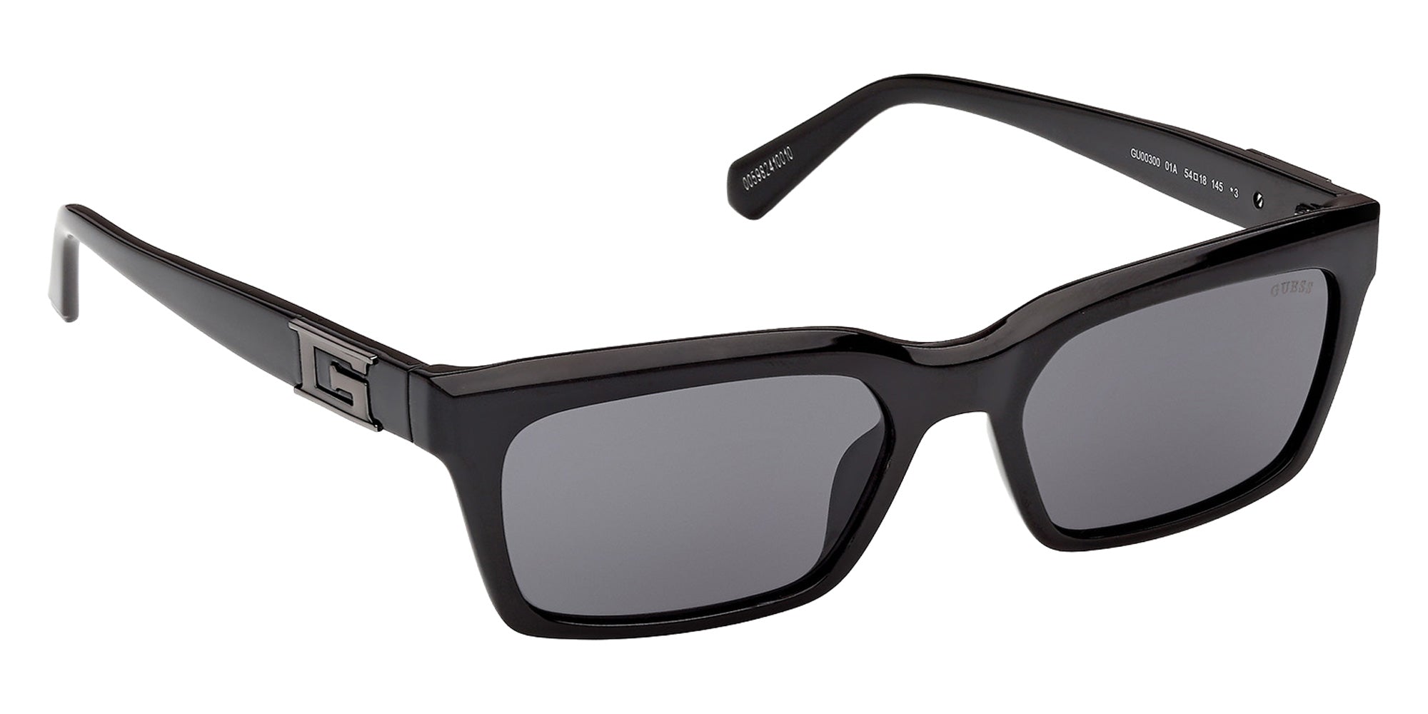Guess GU00300 01A 54 - Shiny Black / Smoke 01A #id:gu0030001a_s:100135