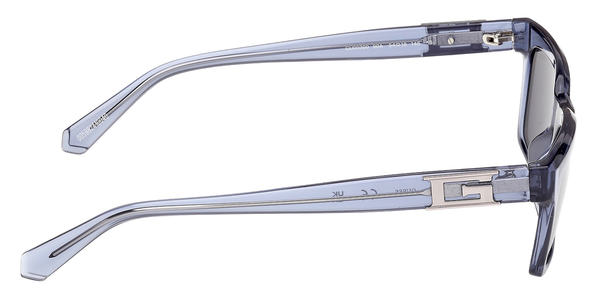 Guess GU00300 90A 54 - Shiny Blue / Smoke 90A #id:gu0030090a_s:104130