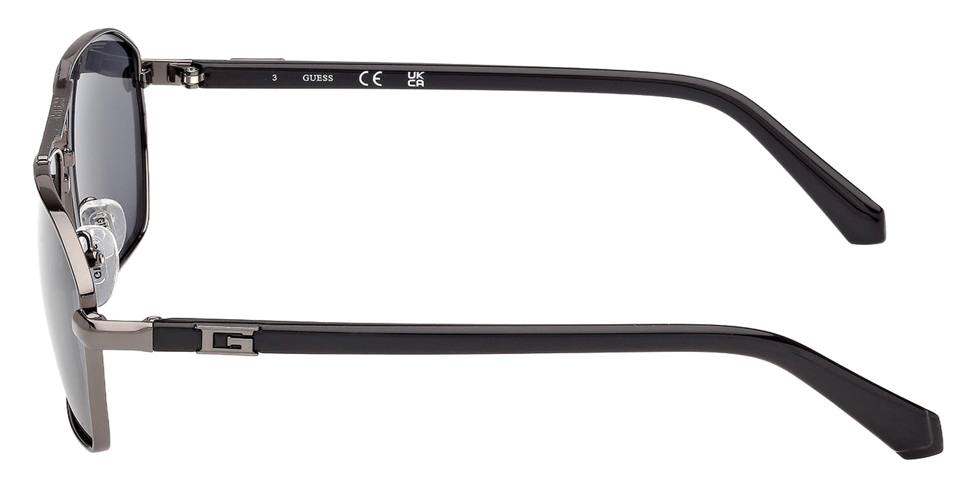 Guess GU00301 08D 59 - Shiny Gunmetal / Smoke Polarized 08D #id:gu0030108d_s:100110