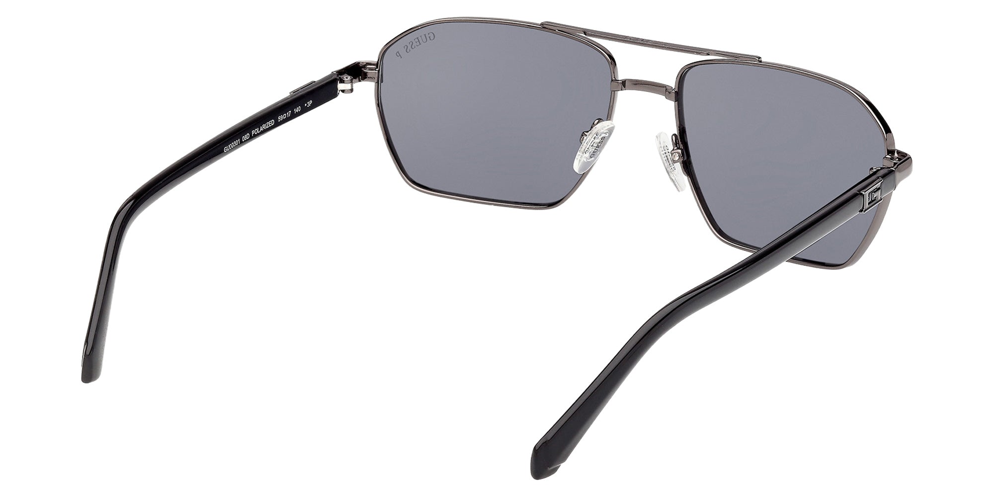 Guess GU00301 08D 59 - Shiny Gunmetal / Smoke Polarized 08D #id:gu0030108d_s:100125