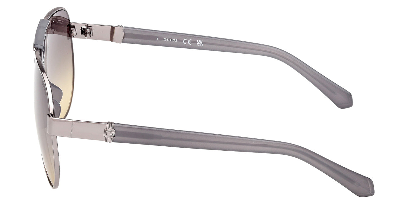 Guess GU00304 08B 63 - Shiny Gunmetal / Gradient Smoke #id:gu0030408b_s:102110