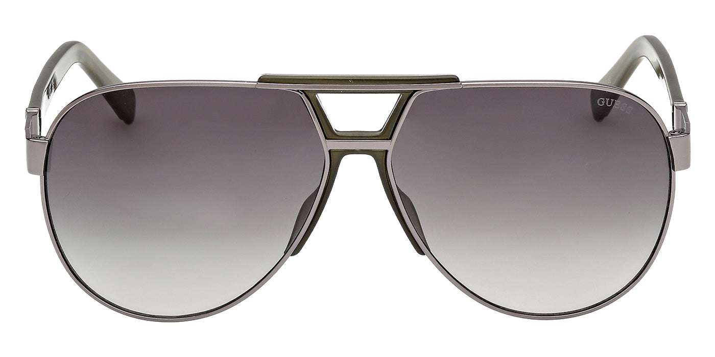 Guess GU00304 08P 63 - Shiny Gunmetal / Gradient Green #id:gu0030408p_s:104100