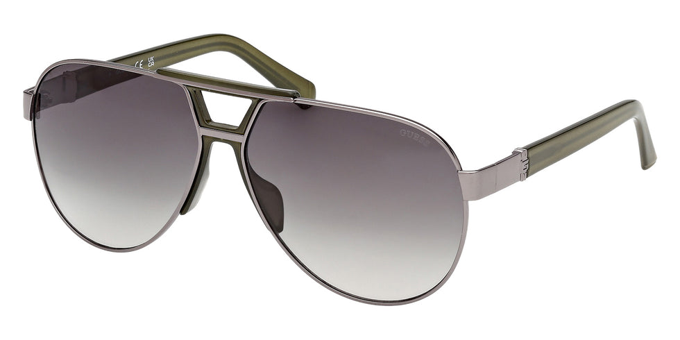 Guess GU00304 08P 63 - Shiny Gunmetal / Gradient Green #id:gu0030408p_s:104105