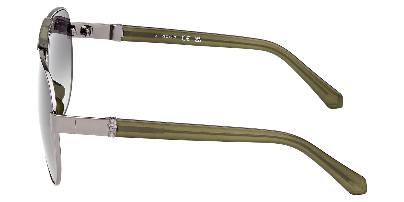 Guess GU00304 08P 63 - Shiny Gunmetal / Gradient Green #id:gu0030408p_s:104110