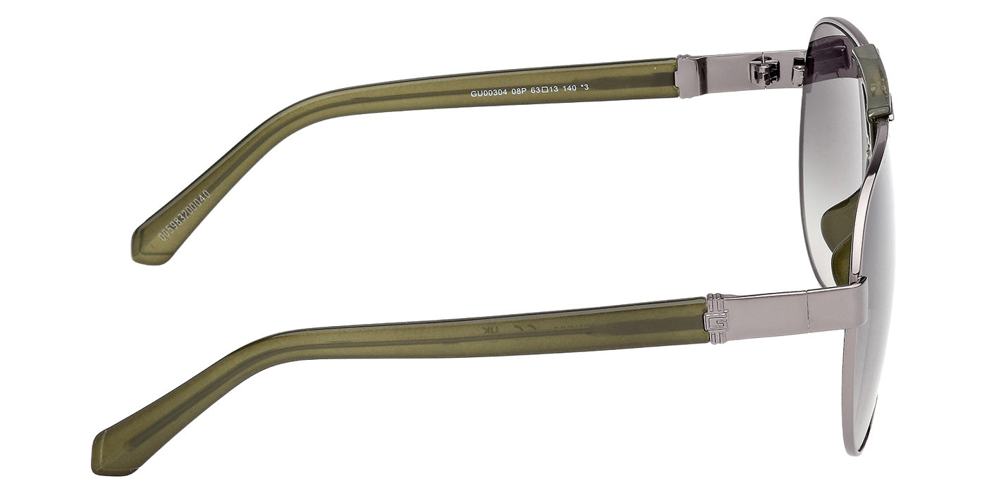 Guess GU00304 08P 63 - Shiny Gunmetal / Gradient Green #id:gu0030408p_s:104130