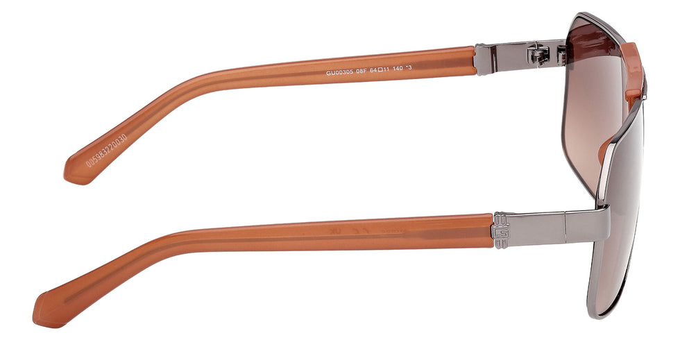 Guess GU00305 08F 64 - Shiny Gunmetal / Gradient Brown #id:gu0030508f_s:104130