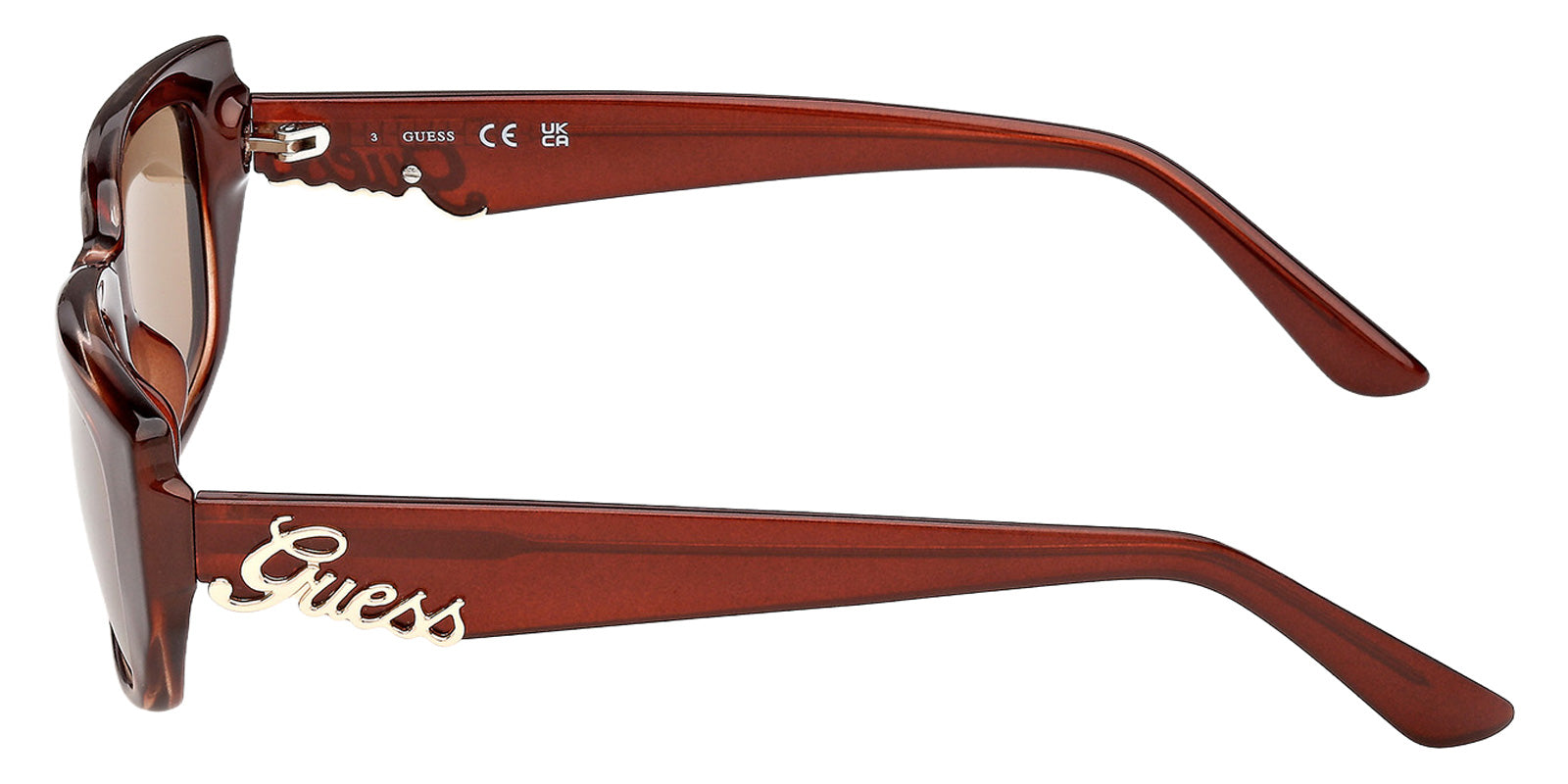Guess GU00306 50E 54 - Shiny Dark Brown / Brown #id:gu0030650e_s:102110