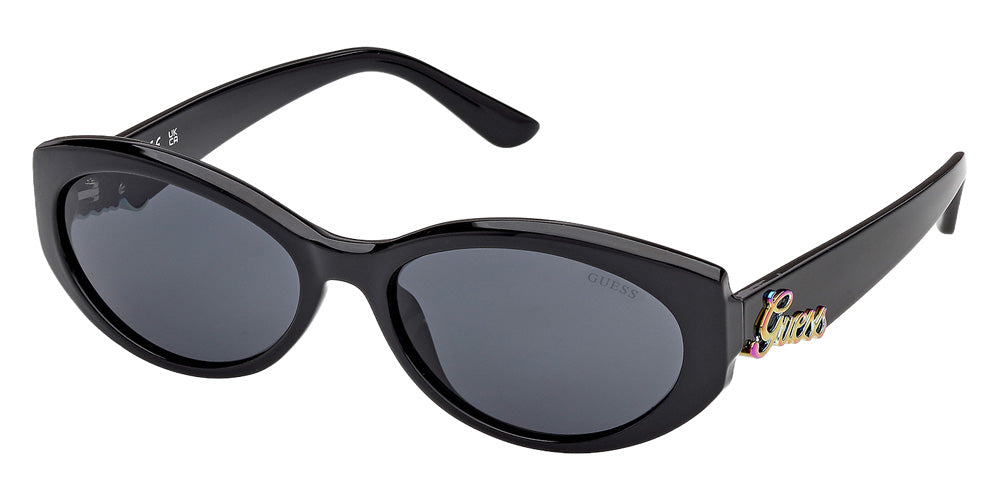 Guess GU00307 01A 56 - Shiny Black / Smoke #id:gu0030701a_s:100105