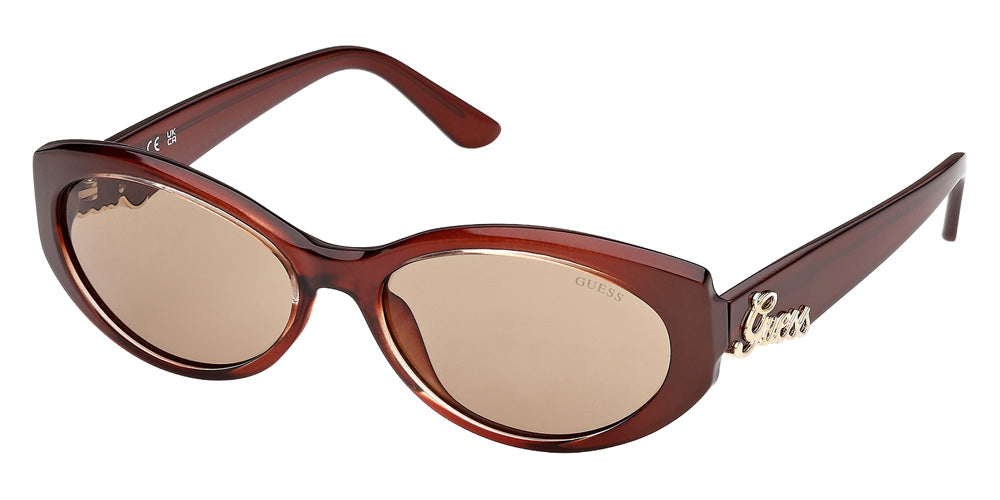 Guess GU00307 50E 56 - Shiny Dark Brown / Brown #id:gu0030750e_s:102105