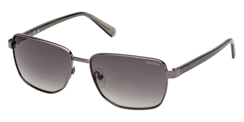 Guess GU00312 08B 58 - Shiny Gunmetal / Gradient Smoke #id:gu0031208b_s:102105