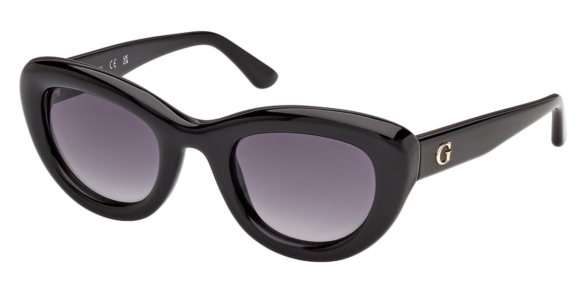 Guess GU00352 01B 50 - Shiny Black / Gradient Smoke #id:gu0035201b_s:100105