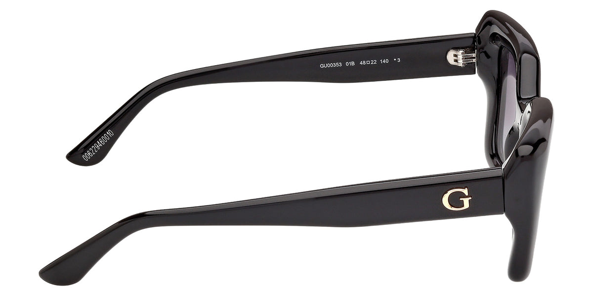 Guess GU00353 01B 48 - Shiny Black / Gradient Smoke #id:gu0035301b_s:100130