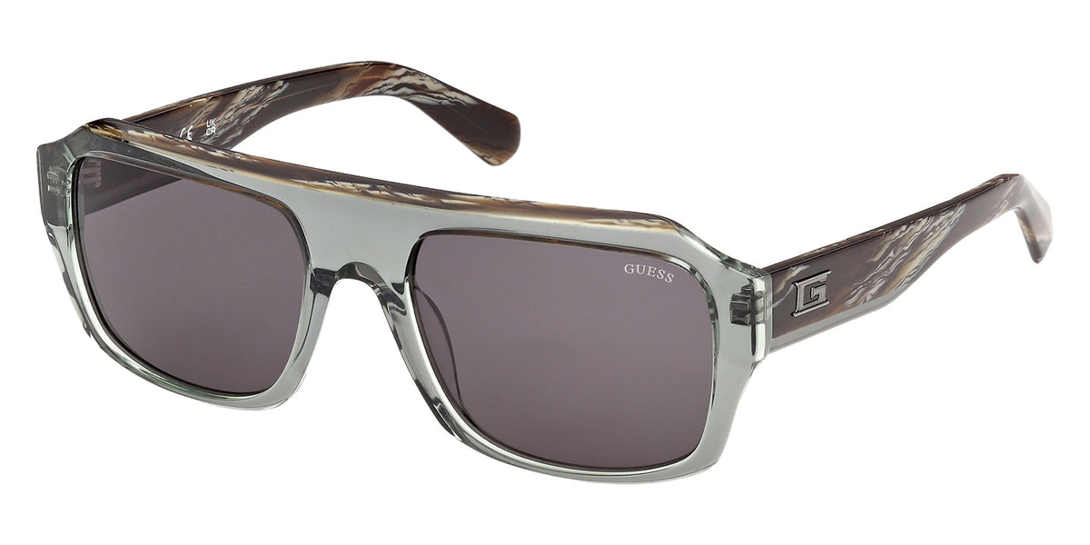 Guess GU00367 96A 56 - Shiny Dark Green / Smoke #id:gu0036796a_s:104105
