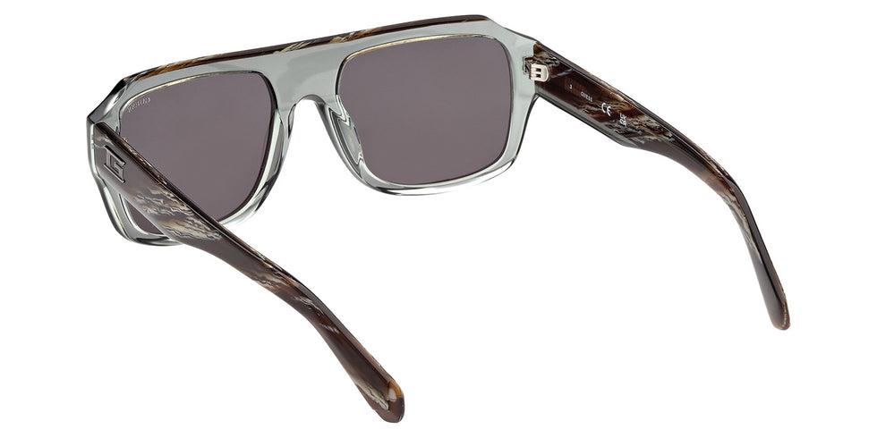 Guess GU00367 96A 56 - Shiny Dark Green / Smoke #id:gu0036796a_s:104115