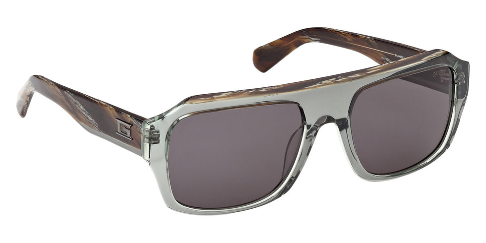 Guess GU00367 96A 56 - Shiny Dark Green / Smoke #id:gu0036796a_s:104135