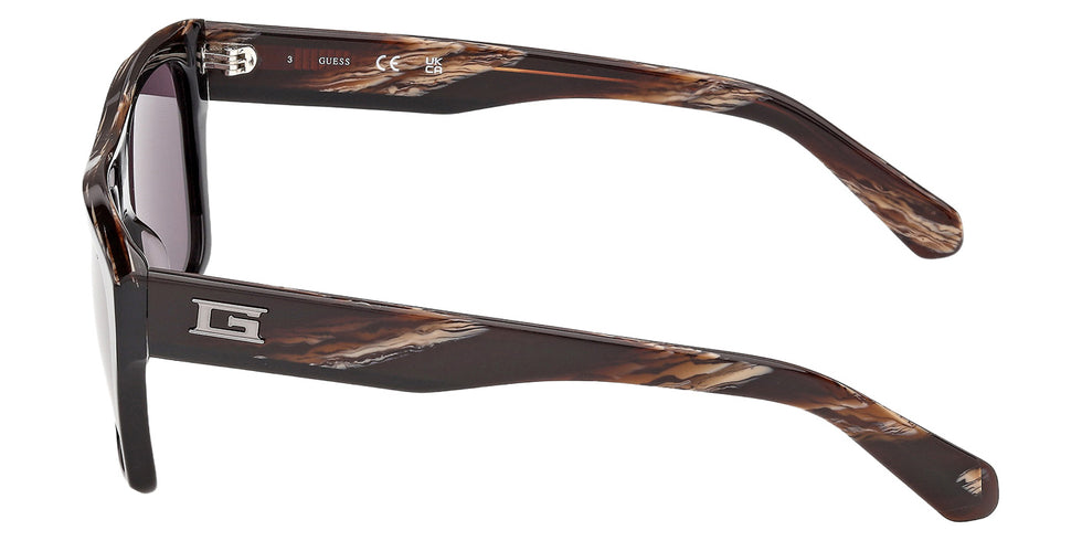 Guess GU00368 01A 55 - Shiny Black / Smoke #id:gu0036801a_s:100110