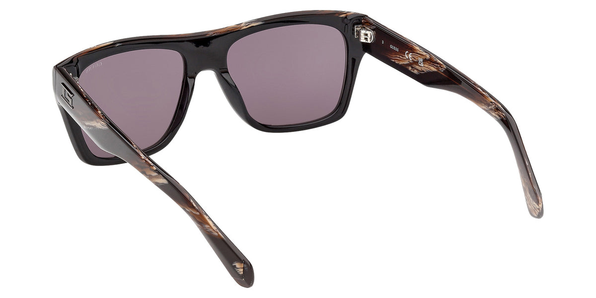 Guess GU00368 01A 55 - Shiny Black / Smoke #id:gu0036801a_s:100115
