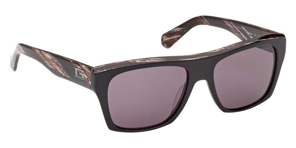 Guess GU00368 01A 55 - Shiny Black / Smoke #id:gu0036801a_s:100135