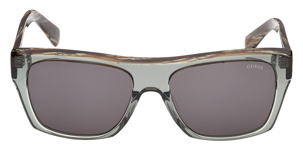 Guess GU00368 96A 55 - Shiny Dark Green / Smoke #id:gu0036896a_s:104100