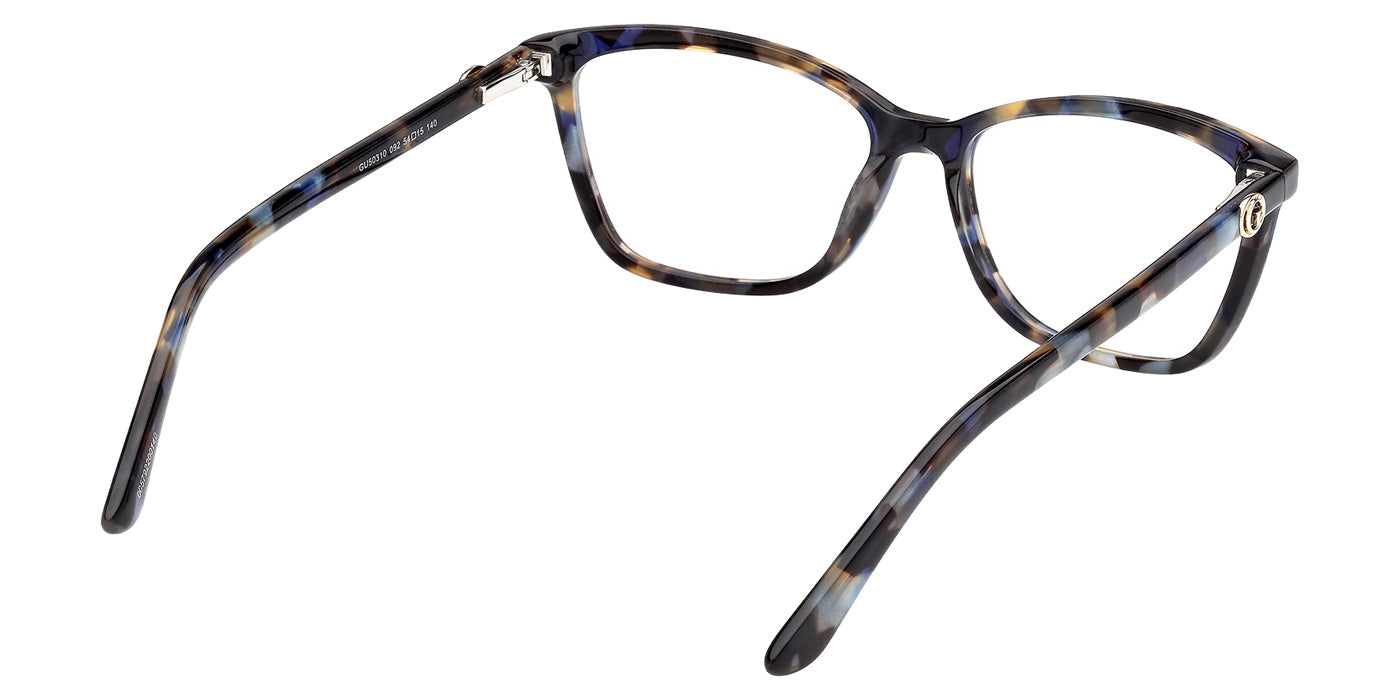 Guess GU50310 Rectangle Eyeglasses | EyeOns.com