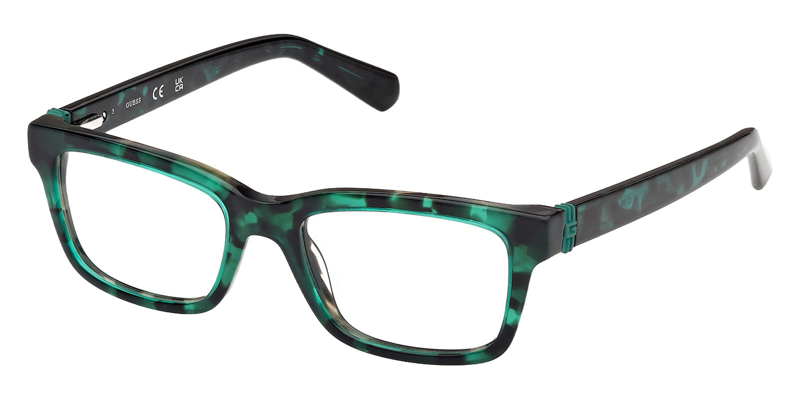 Guess GU50393 098 46 - Dark Green/Havana #id:gu50393098_s:104105