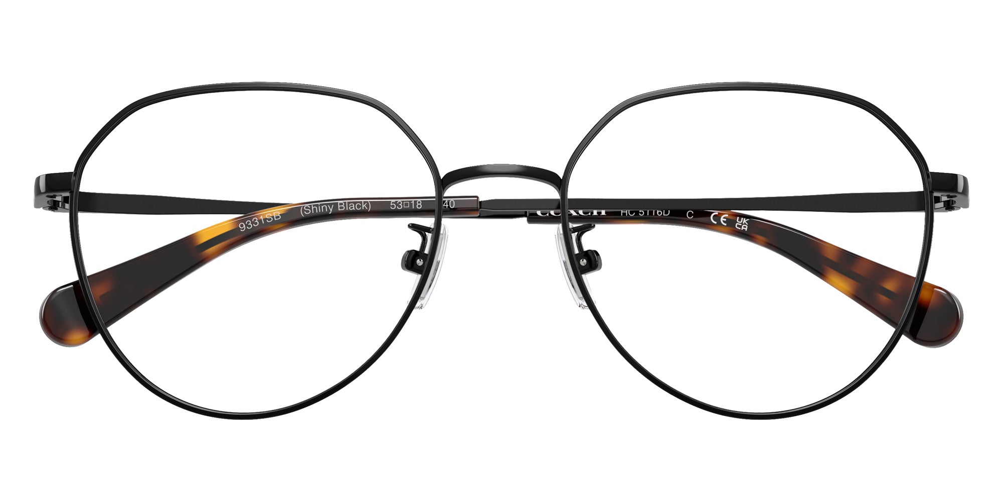 Coach HC5116D 9331SB 53 - Shiny Black / Blue Light Filter #id:hc5116d9331sb_s:102120