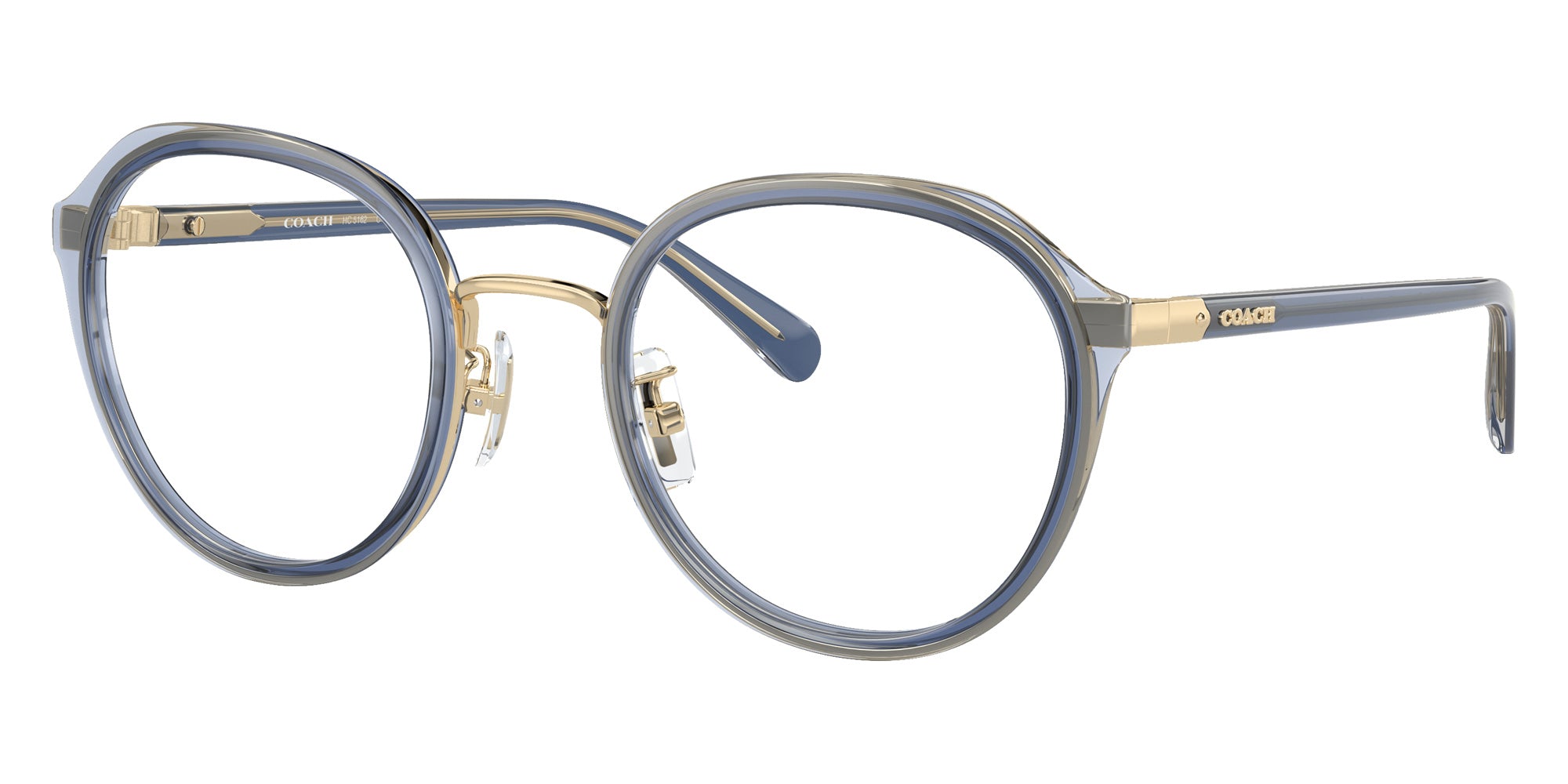 Coach HC5162 9435 50 - Transparent Blue/Light Gold #id:hc51629435_s:102105