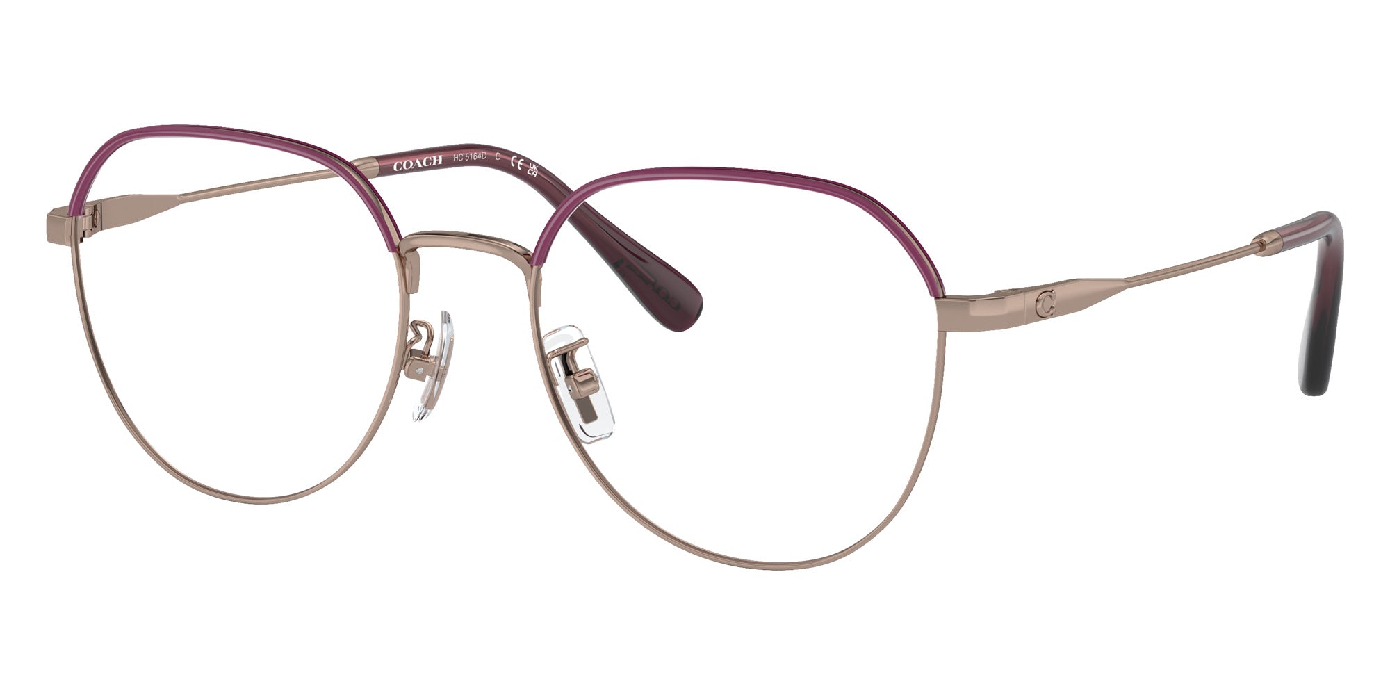 Coach HC5164D 9331 54 - Rose Gold/Burgundy #id:hc5164d9331_s:100105