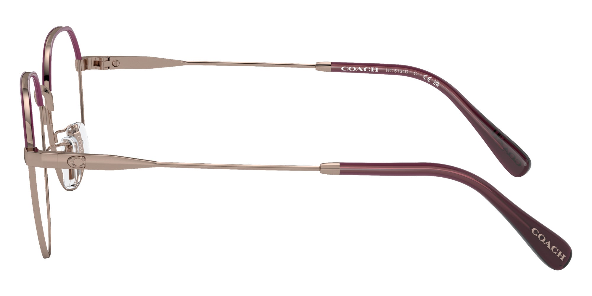 Coach HC5164D 9331 54 - Rose Gold/Burgundy #id:hc5164d9331_s:100110