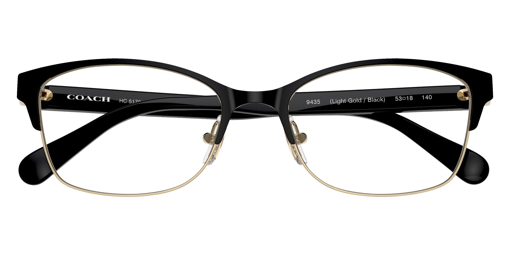 Coach HC5176 9435 53 - Light Gold/Black #id:hc51769435_s:100120