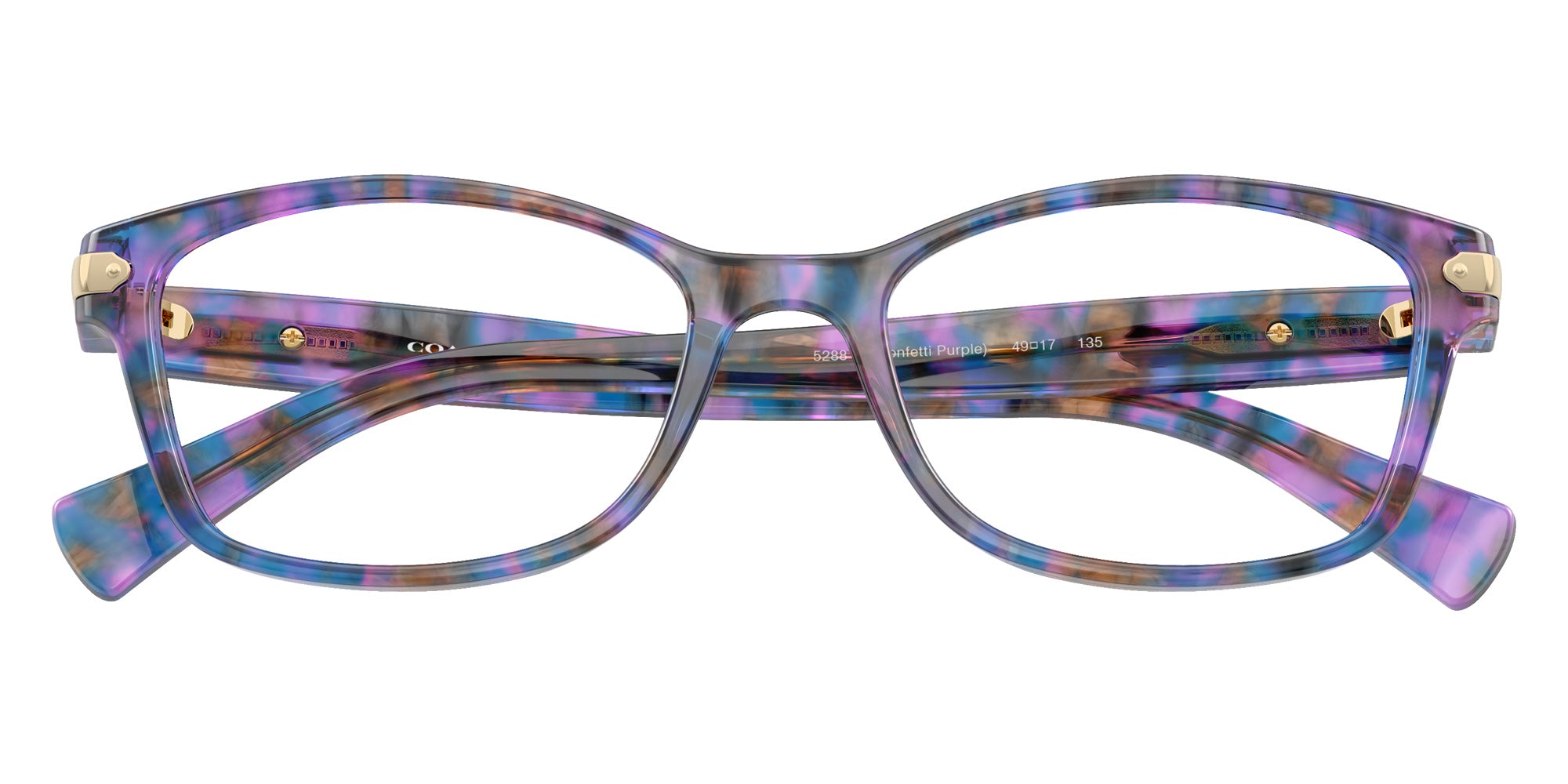Coach HC6065 5288 49 - Purple Confetti Tortoise #id:hc60655288_s:106120