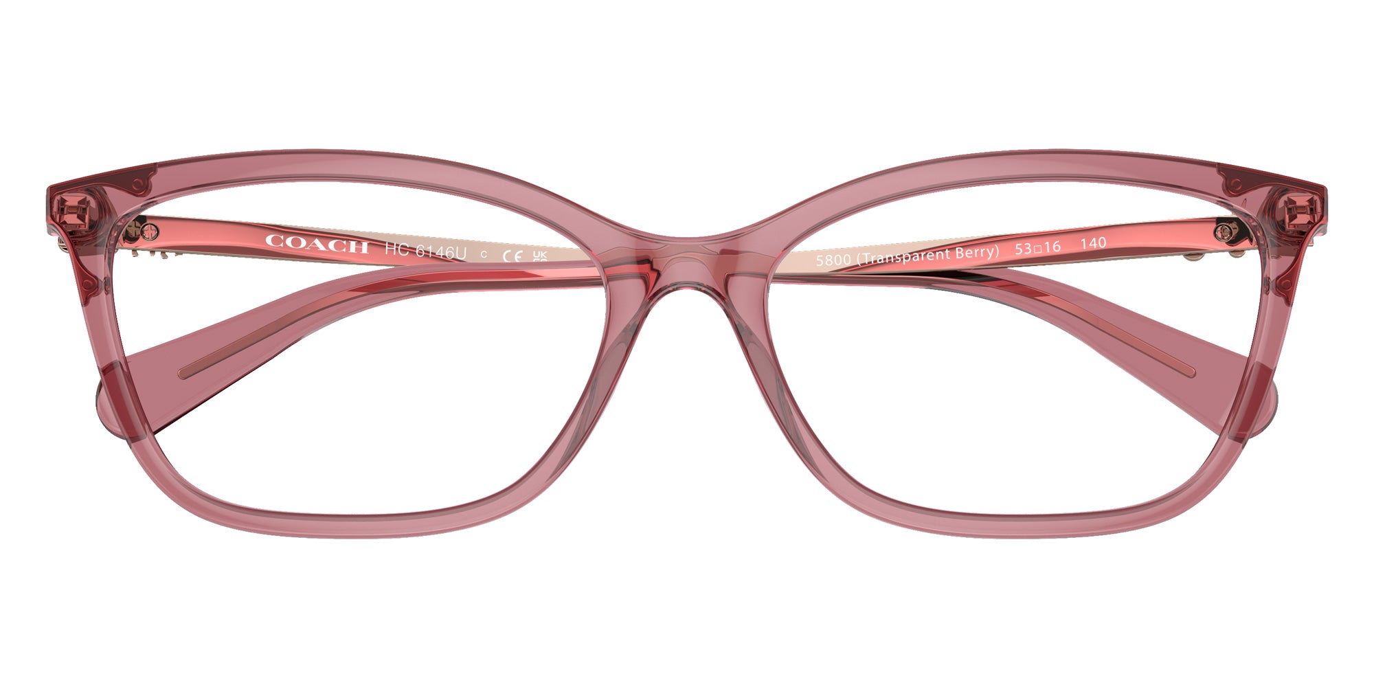 Coach HC6146U 5800 53 - Transparent Berry #id:hc6146u5800_s:102120