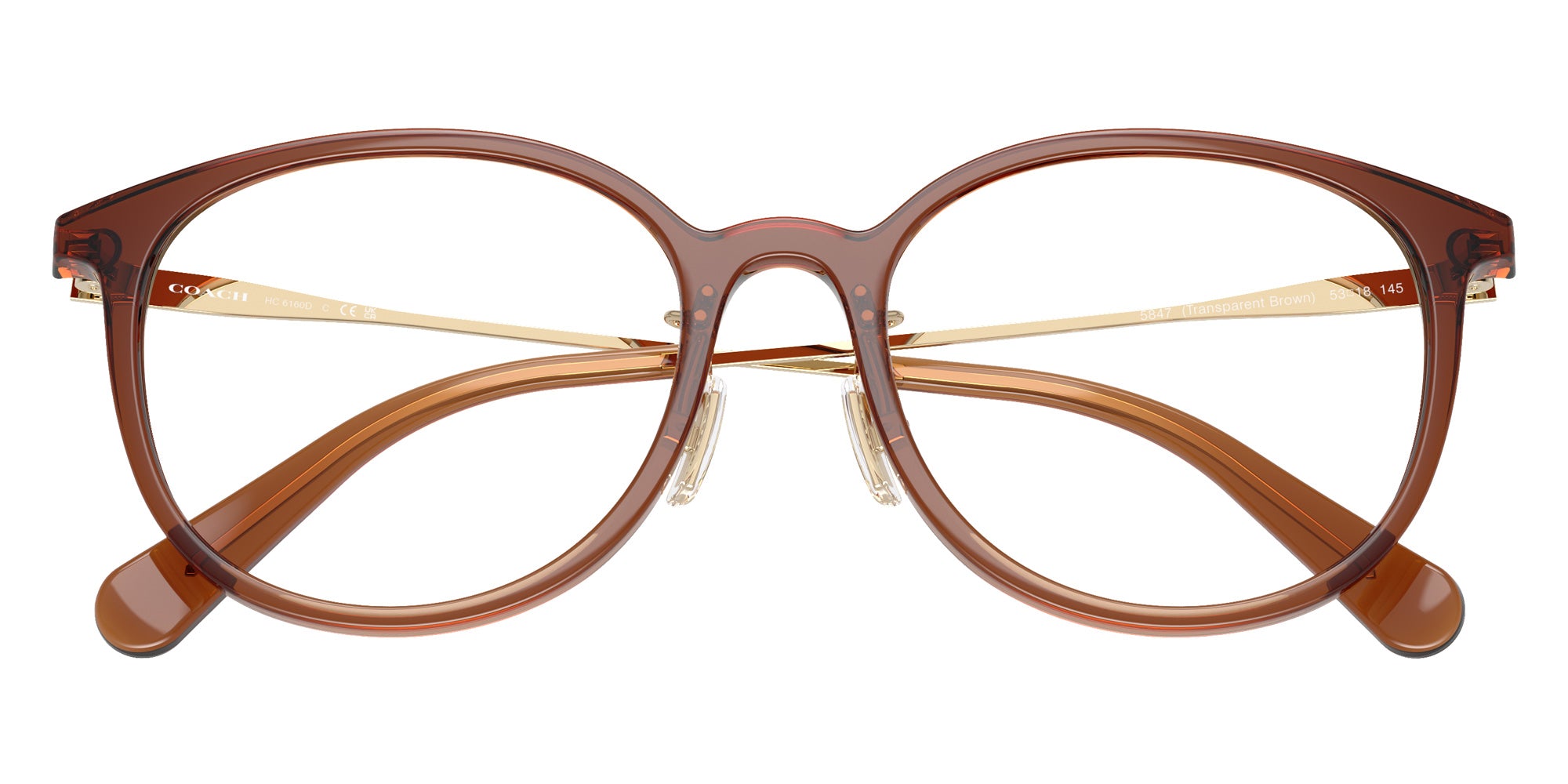 Coach HC6160D 5847 53 - Transparent Brown #id:hc6160d5847_s:104120