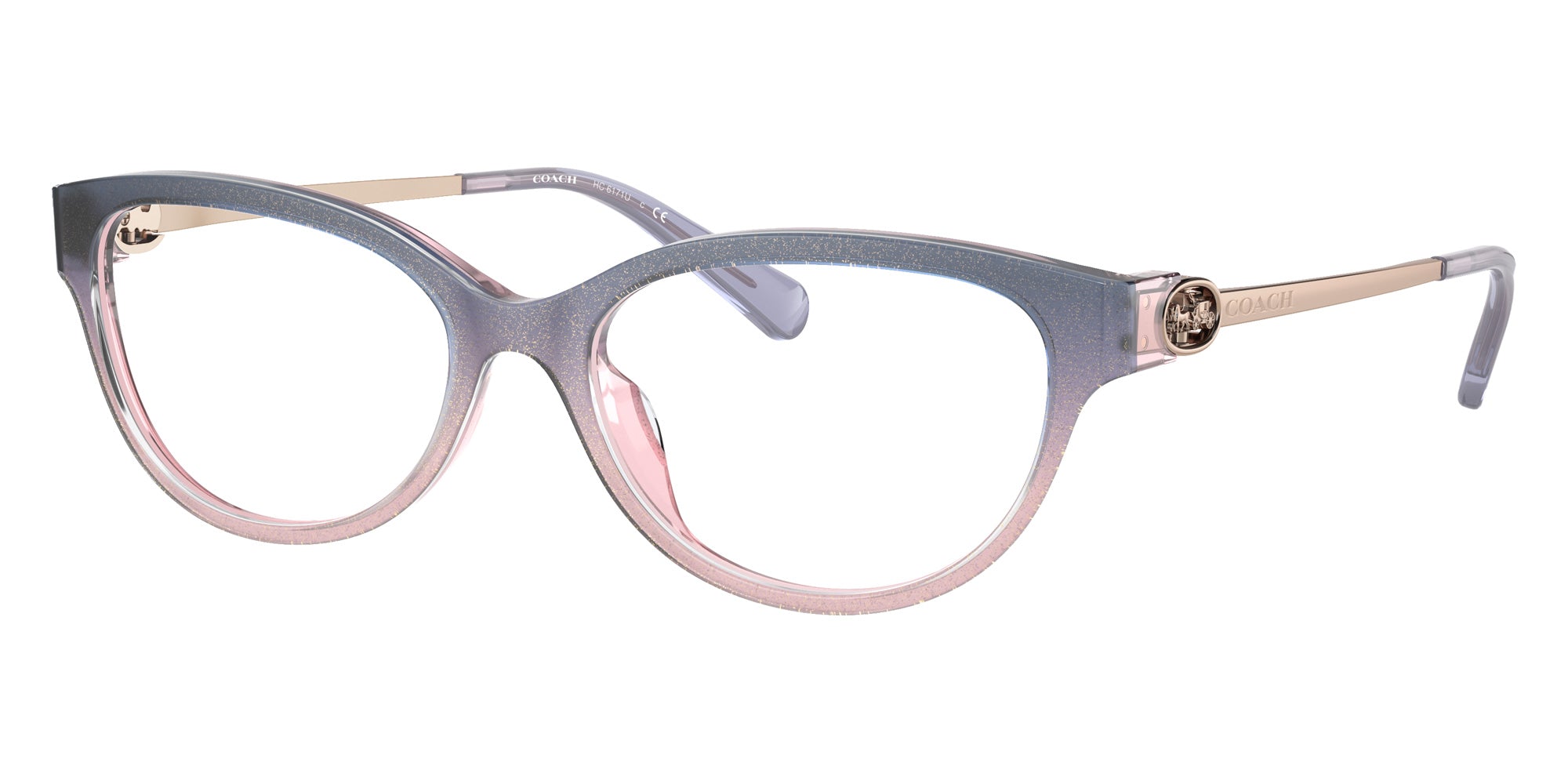 Coach HC6171U 5554 55 - Shimmer Violet Peach Gradient #id:hc6171u5554_s:100105