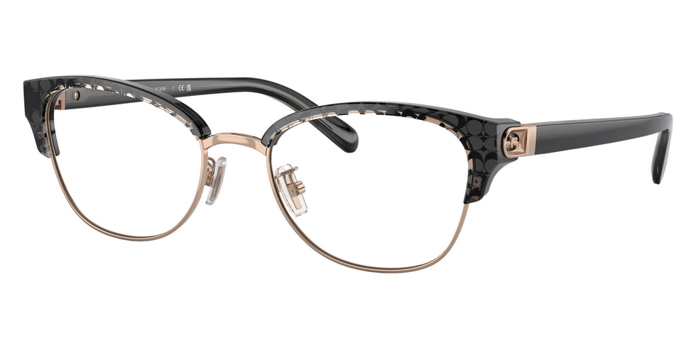 Coach HC6195 5710 53 - Shiny Rose Gold Gray Signature C #id:hc61955710_s:104105