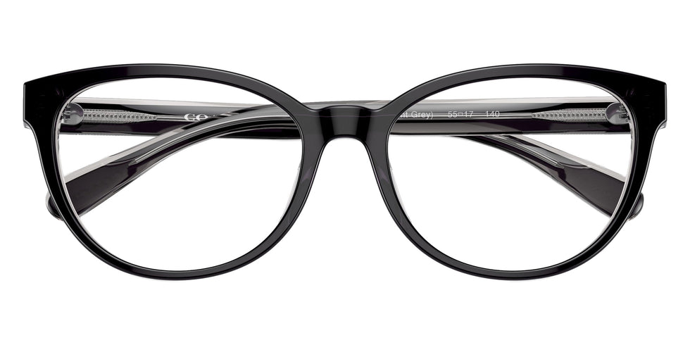 Coach HC6210U 5745 55 - Black/Transparent Gray #id:hc6210u5745_s:100120