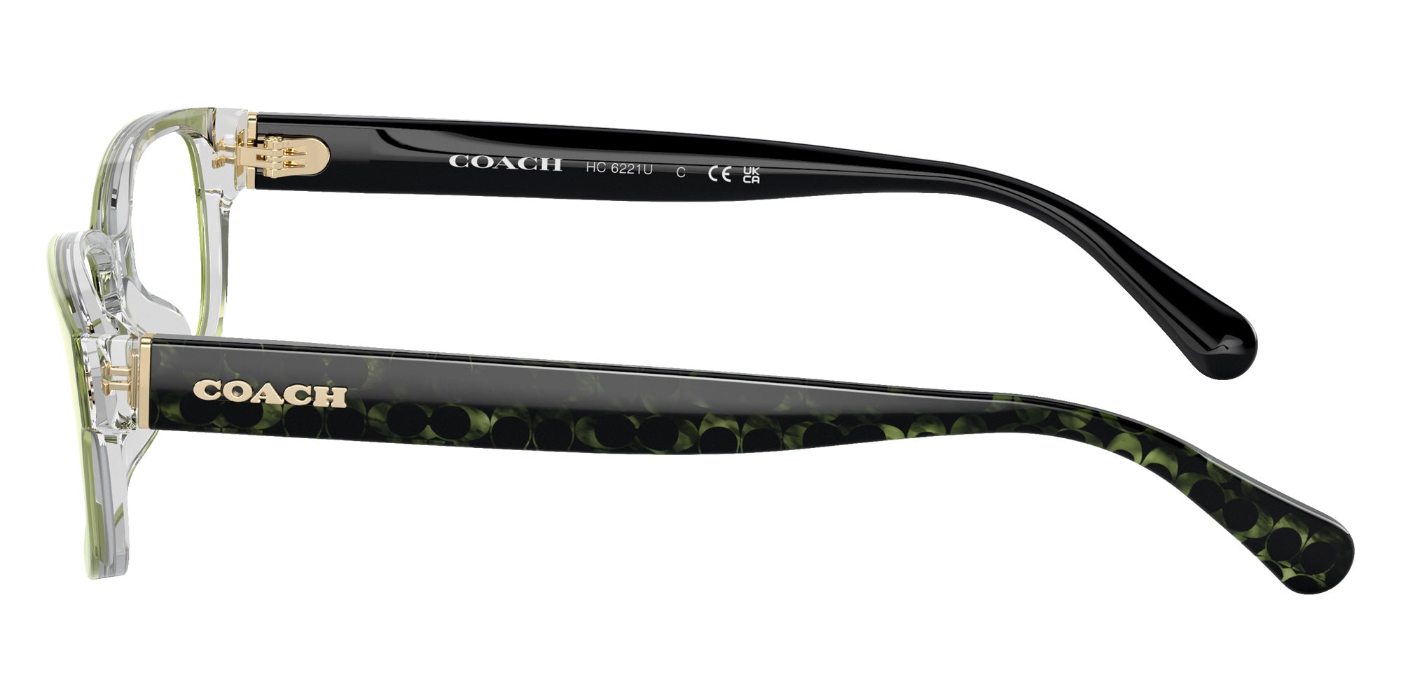 Coach HC6221U 5786 54 - Transparent Green Hopper #id:hc6221u5786_s:106110