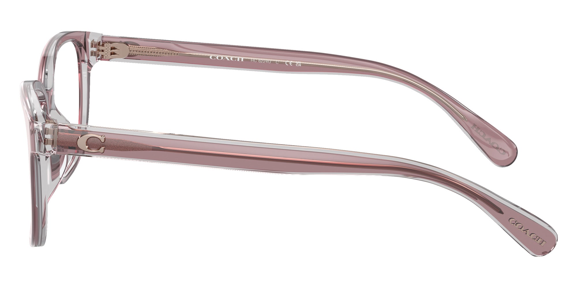 Coach HC6224U 5782 53 - Transparent Rose/Blush #id:hc6224u5782_s:102110