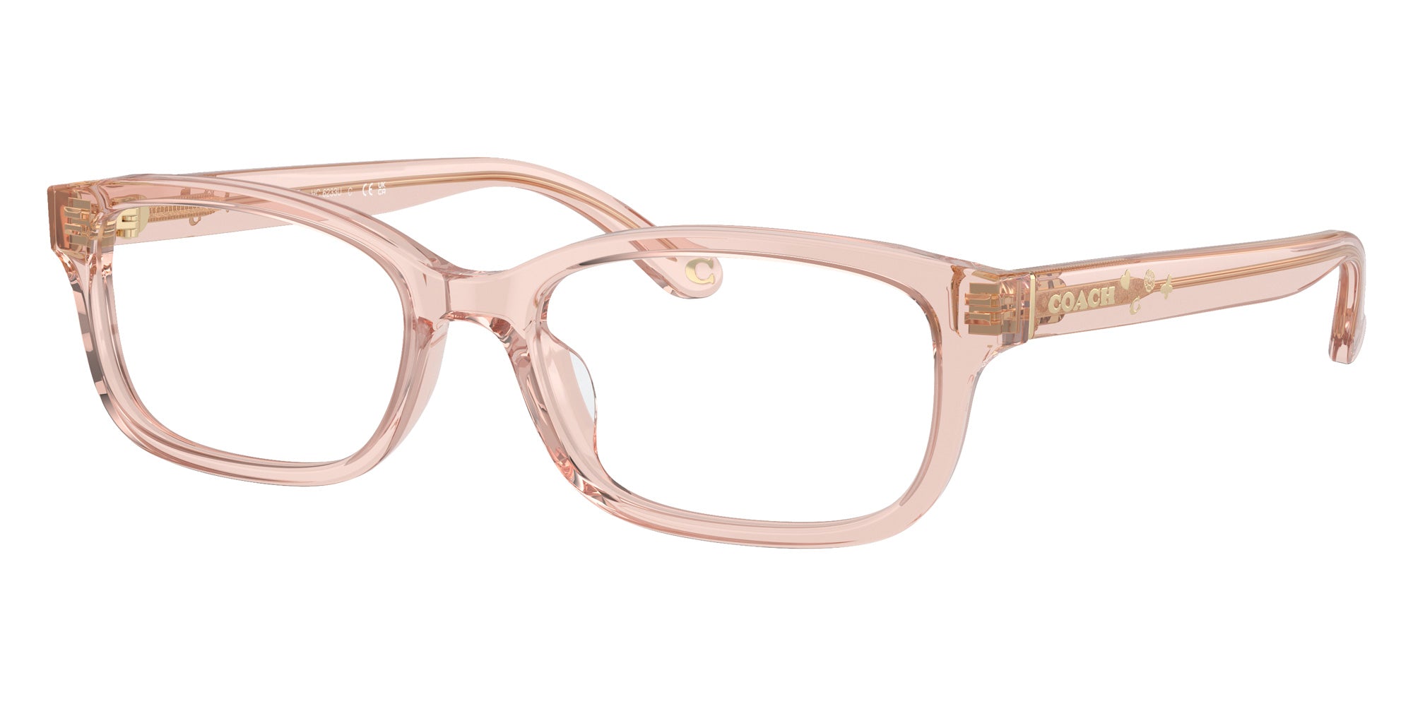 Coach HC6233U 5668 50 - Transparent Dusty Rose #id:hc6233u5668_s:100105