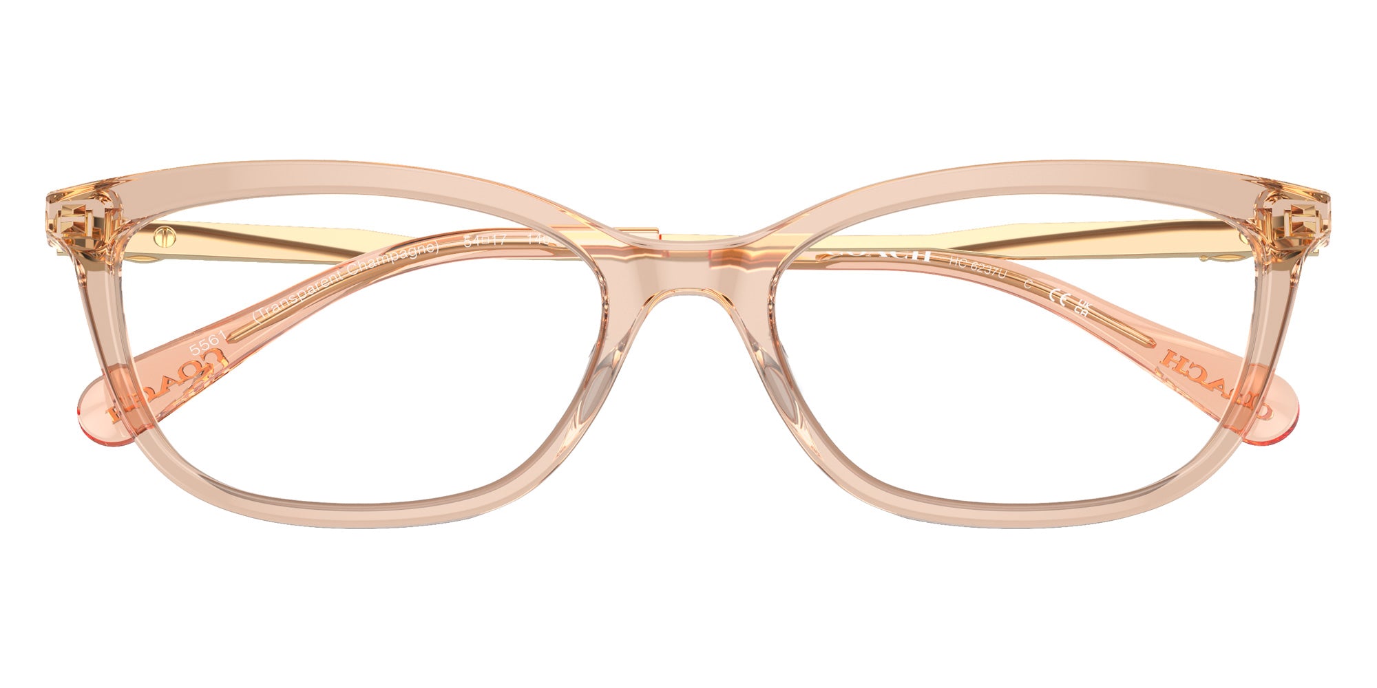 Coach HC6237U 5561 54 - Transparent Champagne #id:hc6237u5561_s:102120
