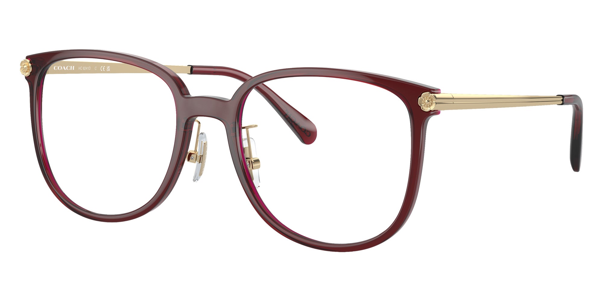 Coach HC6241D 5824 54 - Transparent Burgundy #id:hc6241d5824_s:102105