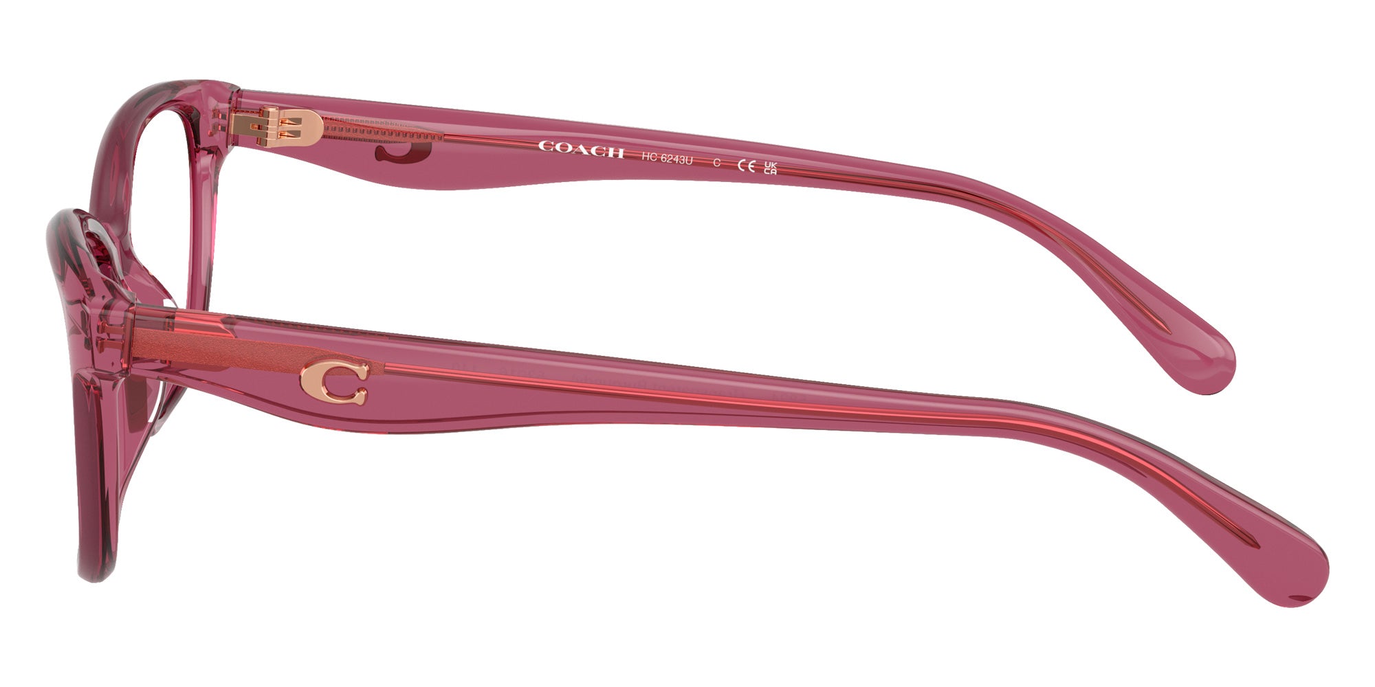 Coach HC6243U 5824 49 - Transparent Burgundy #id:hc6243u5824_s:112110